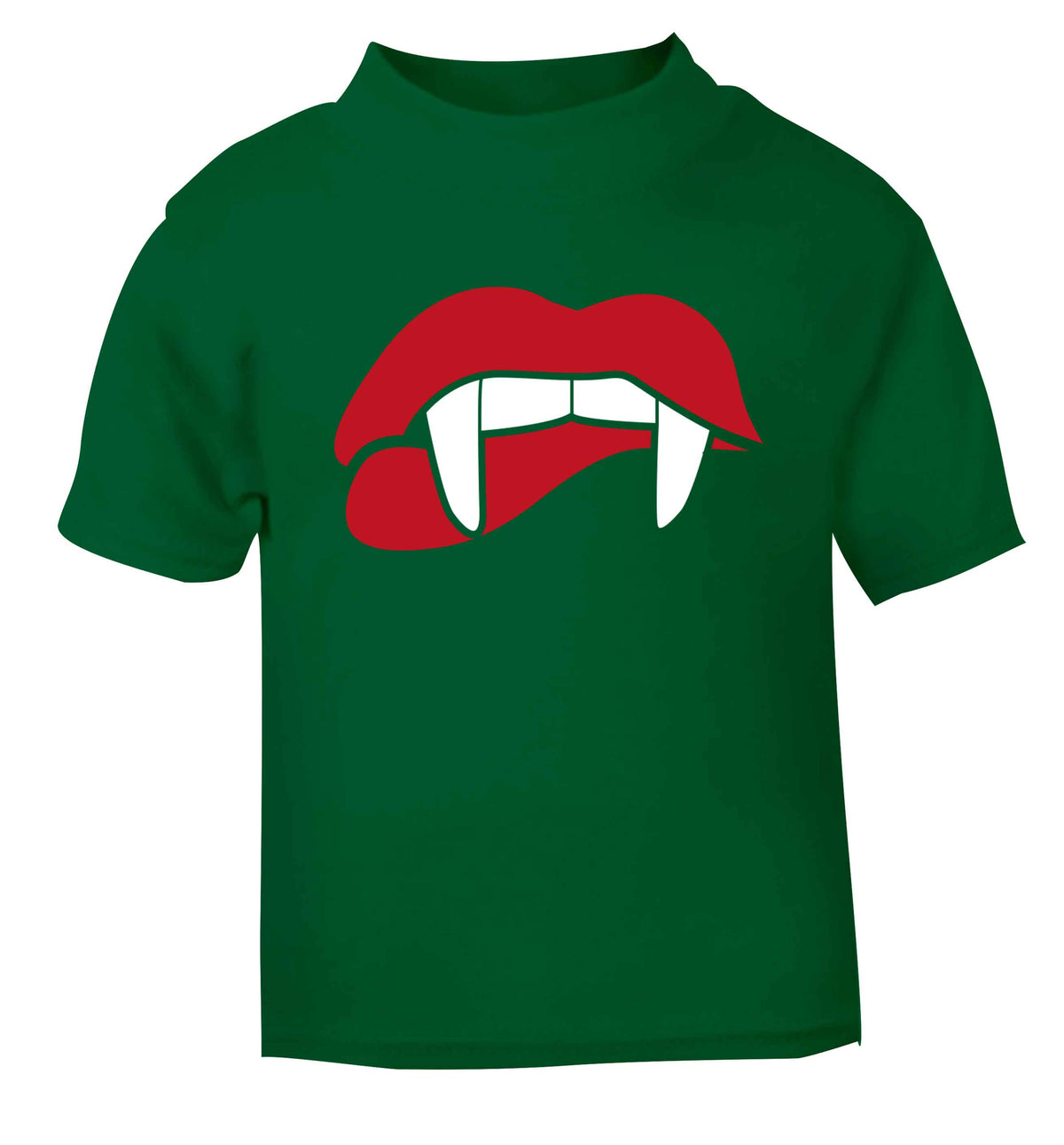 Vampire fangs green baby toddler Tshirt 2 Years