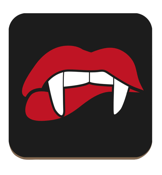 Vampire fangs set of four coasters