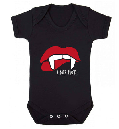 I bite back baby vest black 18-24 months