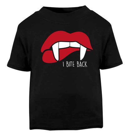 I bite back Black baby toddler Tshirt 2 years