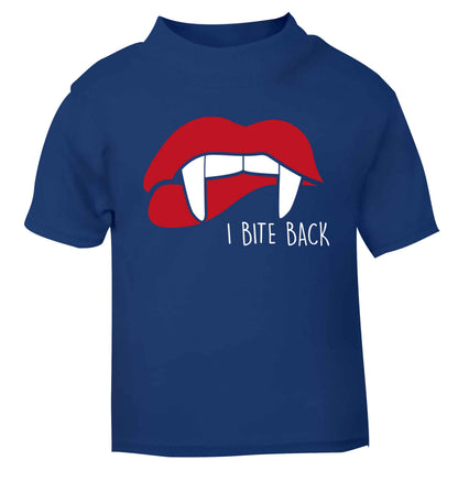 I bite back blue baby toddler Tshirt 2 Years