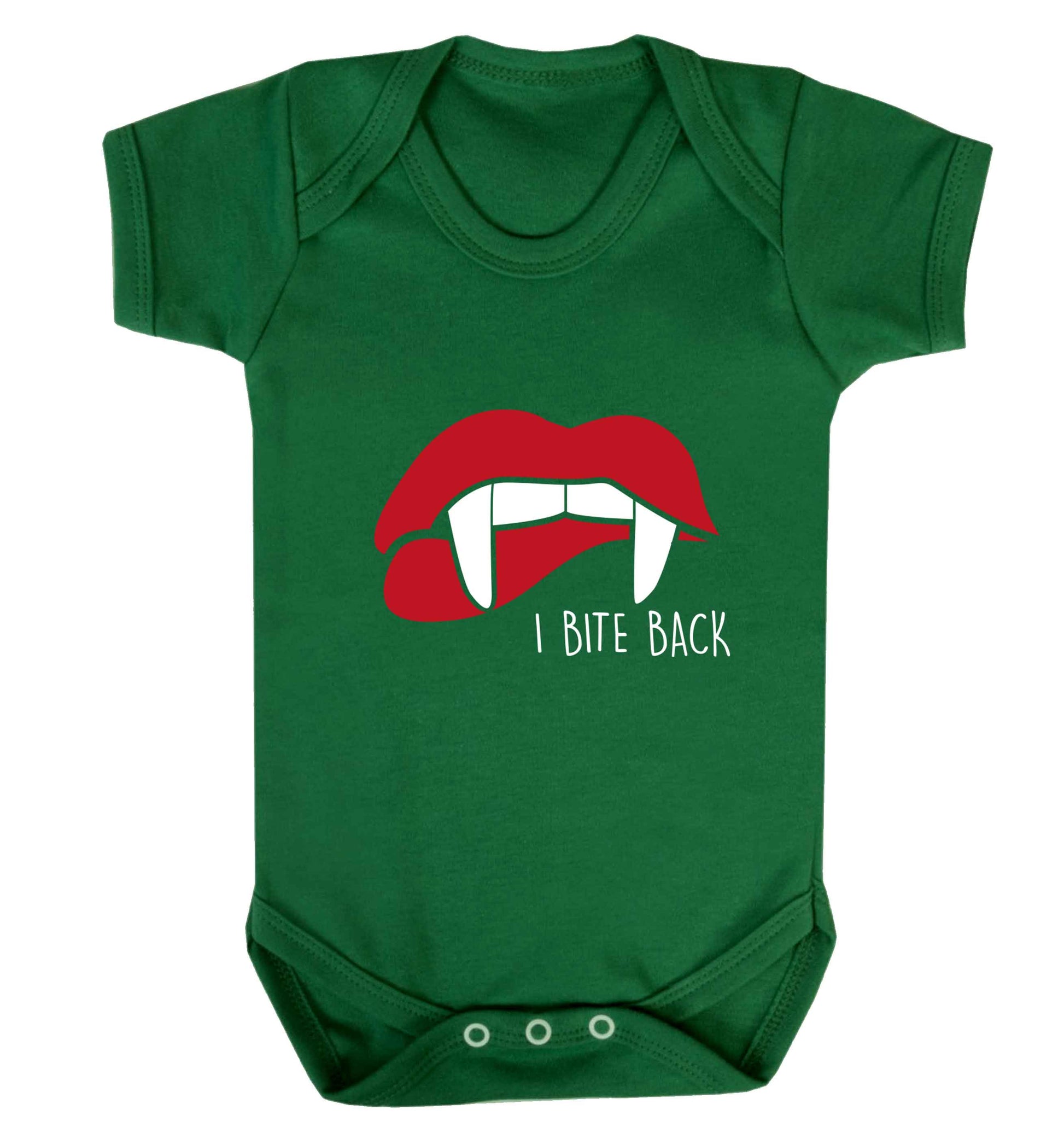 I bite back baby vest green 18-24 months