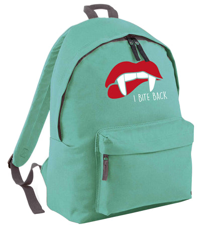 I bite back mint adults backpack