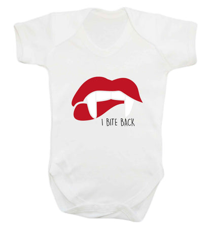 I bite back baby vest white 18-24 months