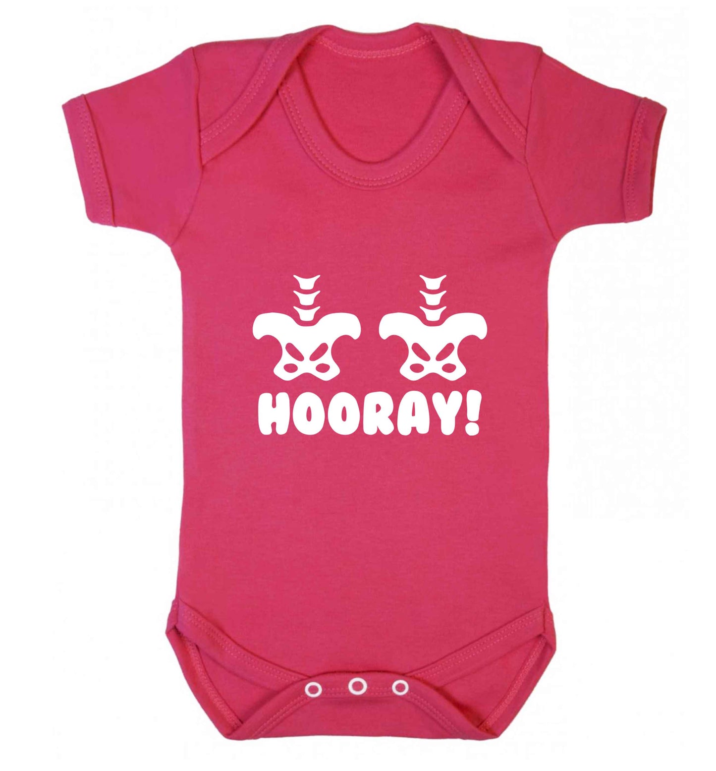 Hip Hip Hooray! baby vest dark pink 18-24 months