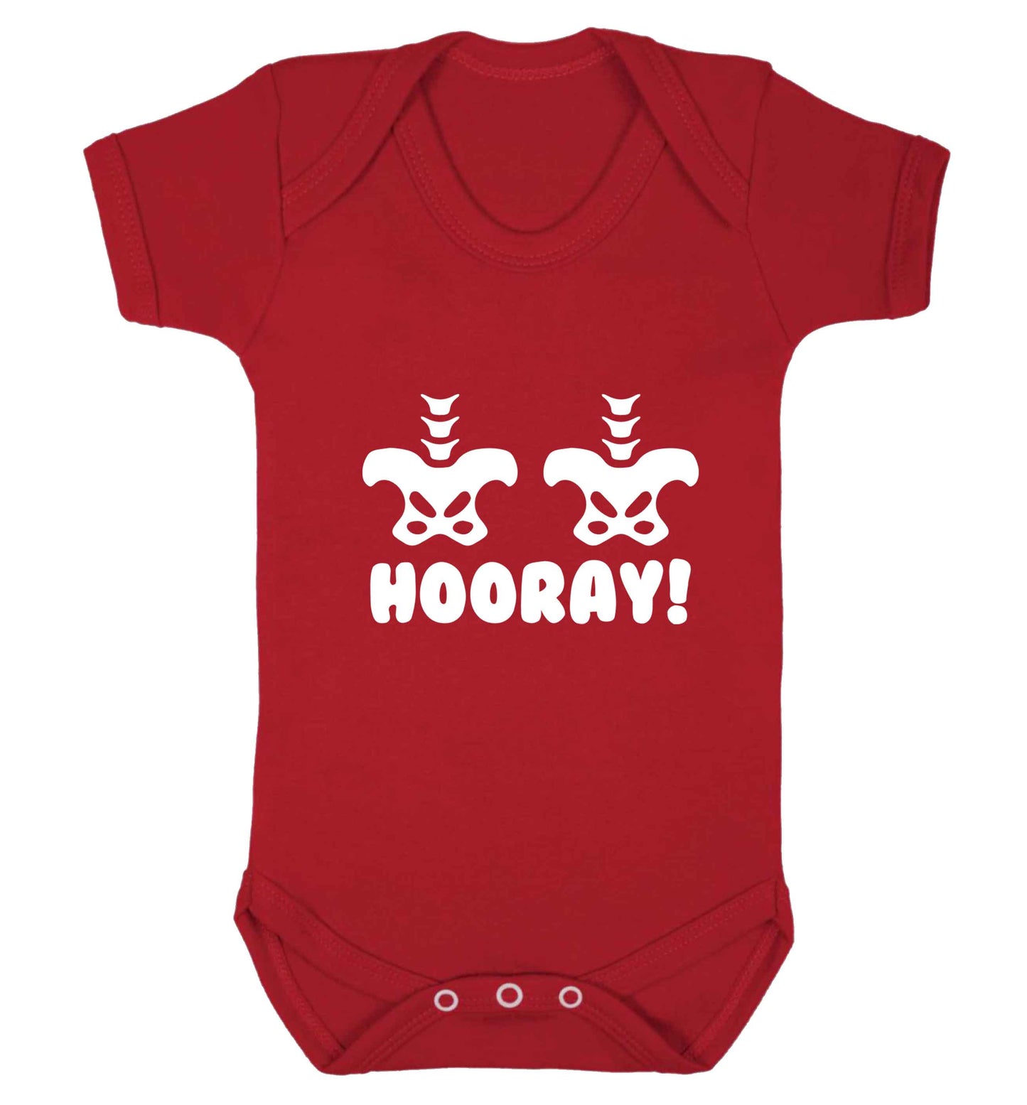 Hip Hip Hooray! baby vest red 18-24 months