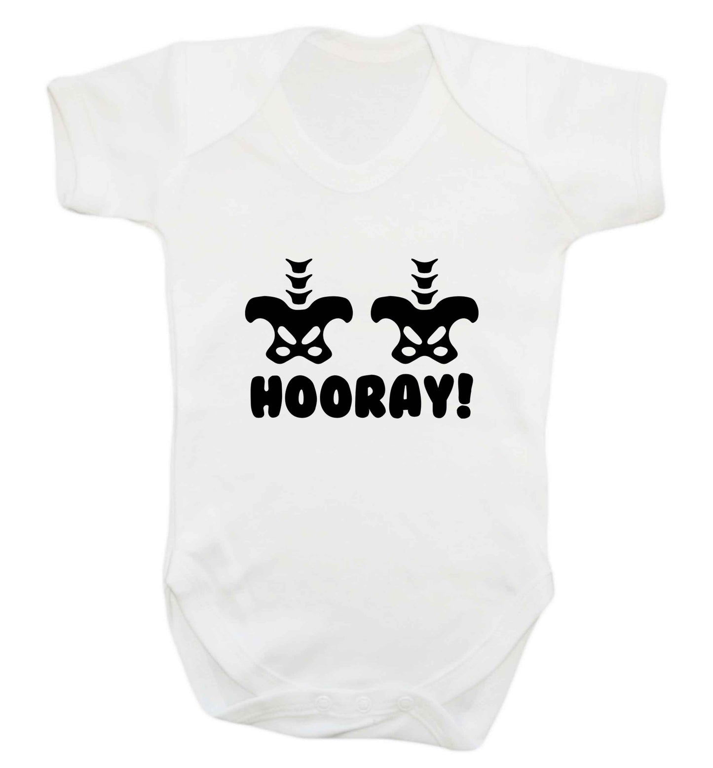 Hip Hip Hooray! baby vest white 18-24 months