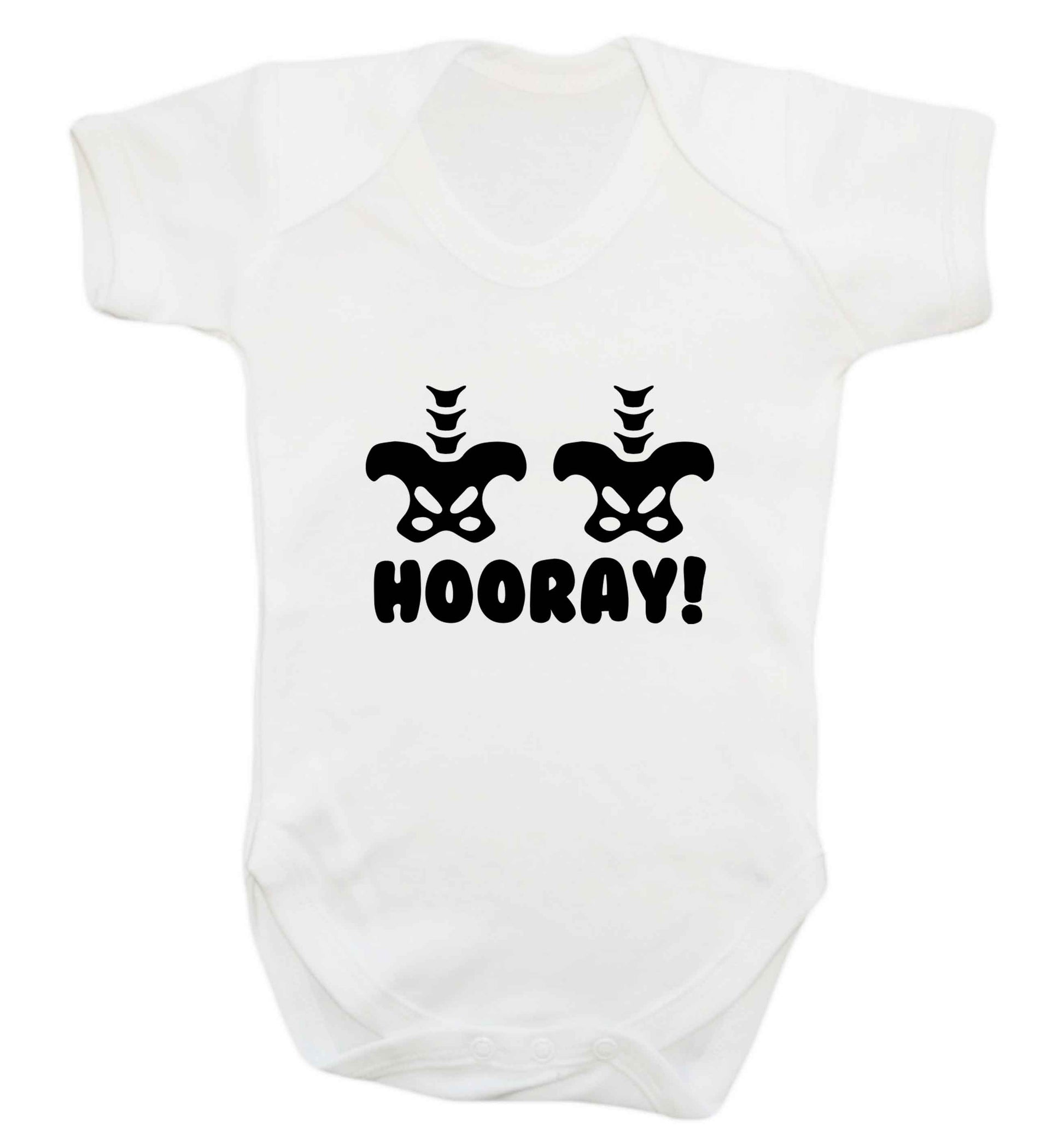 Hip Hip Hooray! baby vest white 18-24 months