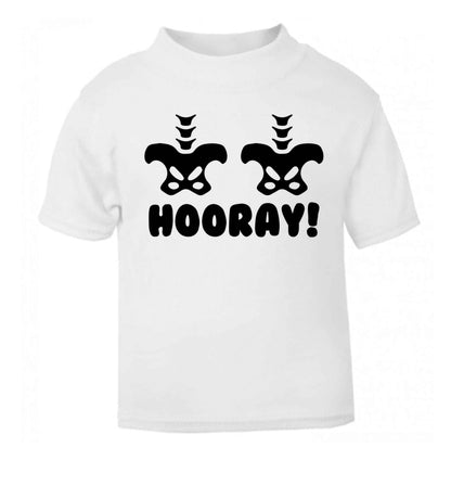 Hip Hip Hooray! white baby toddler Tshirt 2 Years