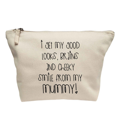 I get my good looks, brains and cheeky smile from my mummy | Makeup / wash bag