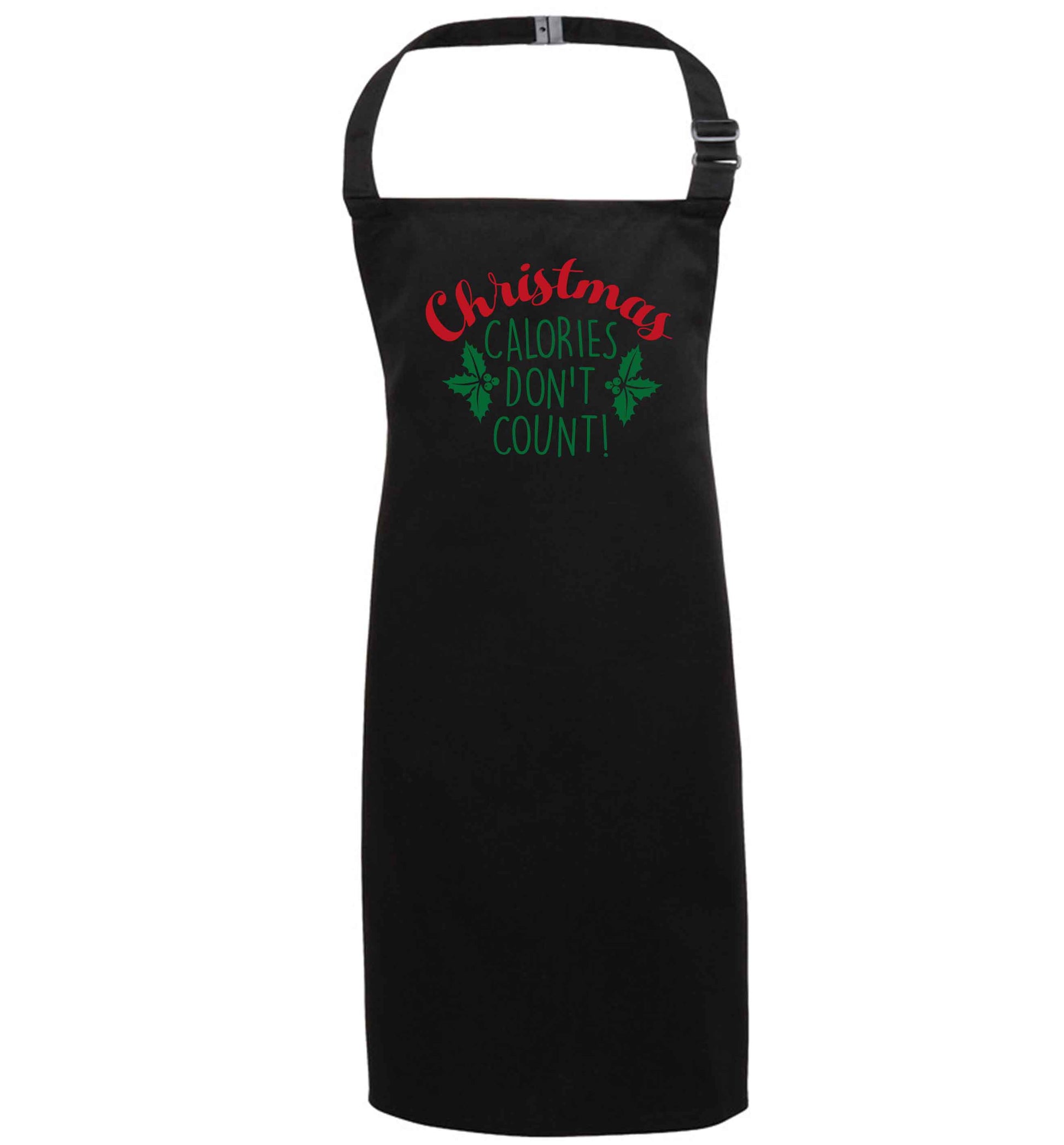 Christmas calories don't count black apron 7-10 years