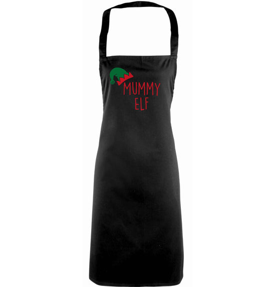 Mummy elf adults black apron