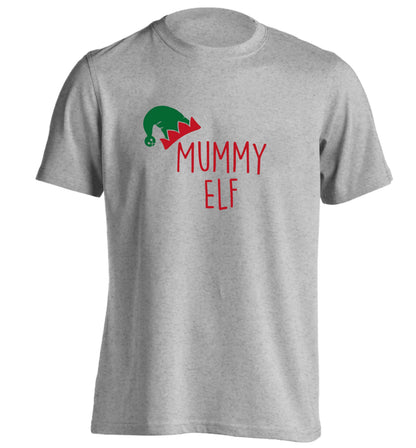 Mummy elf adults unisex grey Tshirt 2XL