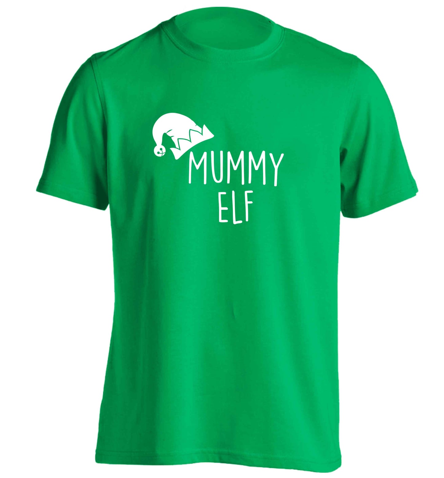 Mummy elf adults unisex green Tshirt 2XL