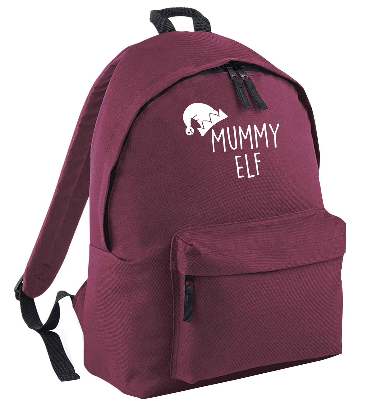 Mummy elf maroon adults backpack