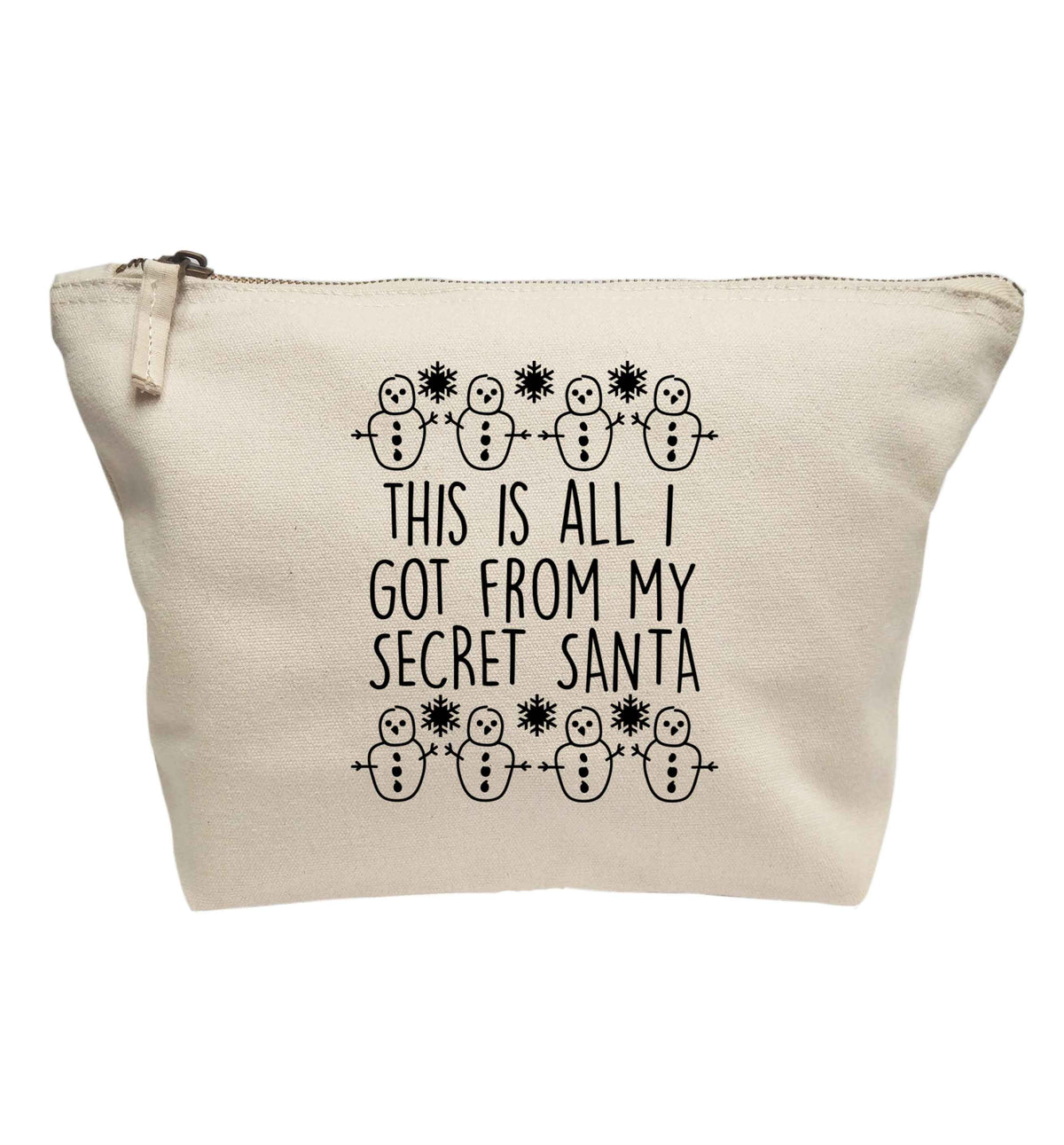 This is all I got from my secret Santa | Makeup / wash bag