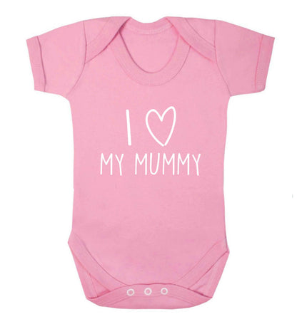 I love my mummy baby vest pale pink 18-24 months