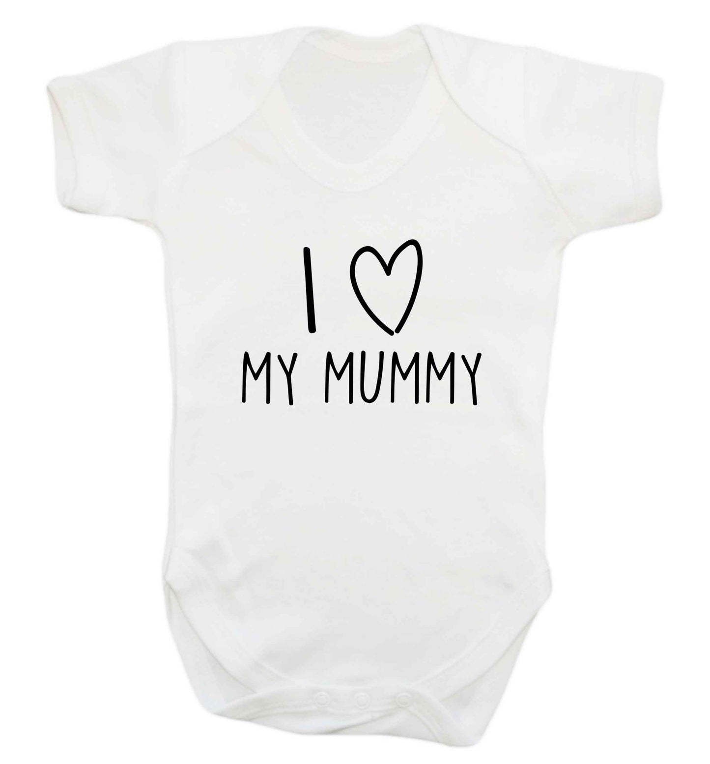 I love my mummy baby vest white 18-24 months
