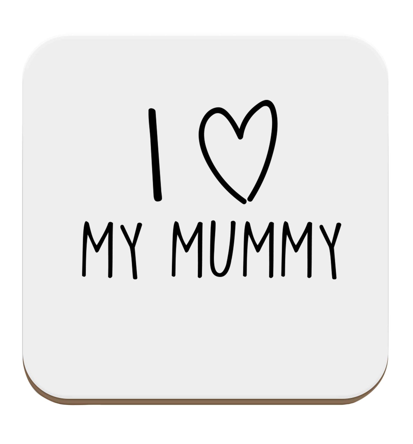 I love my mummy set of four coasters