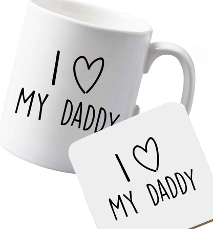 10 oz Ceramic mug and coaster Favourite Type Pan Pancake both sides