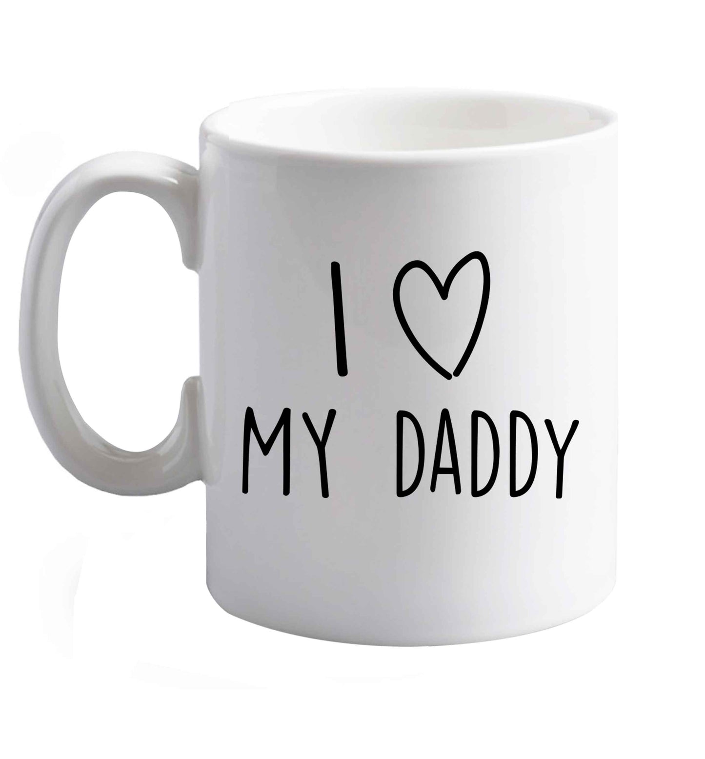 10 oz Favourite Type Pan Pancake ceramic mug right handed