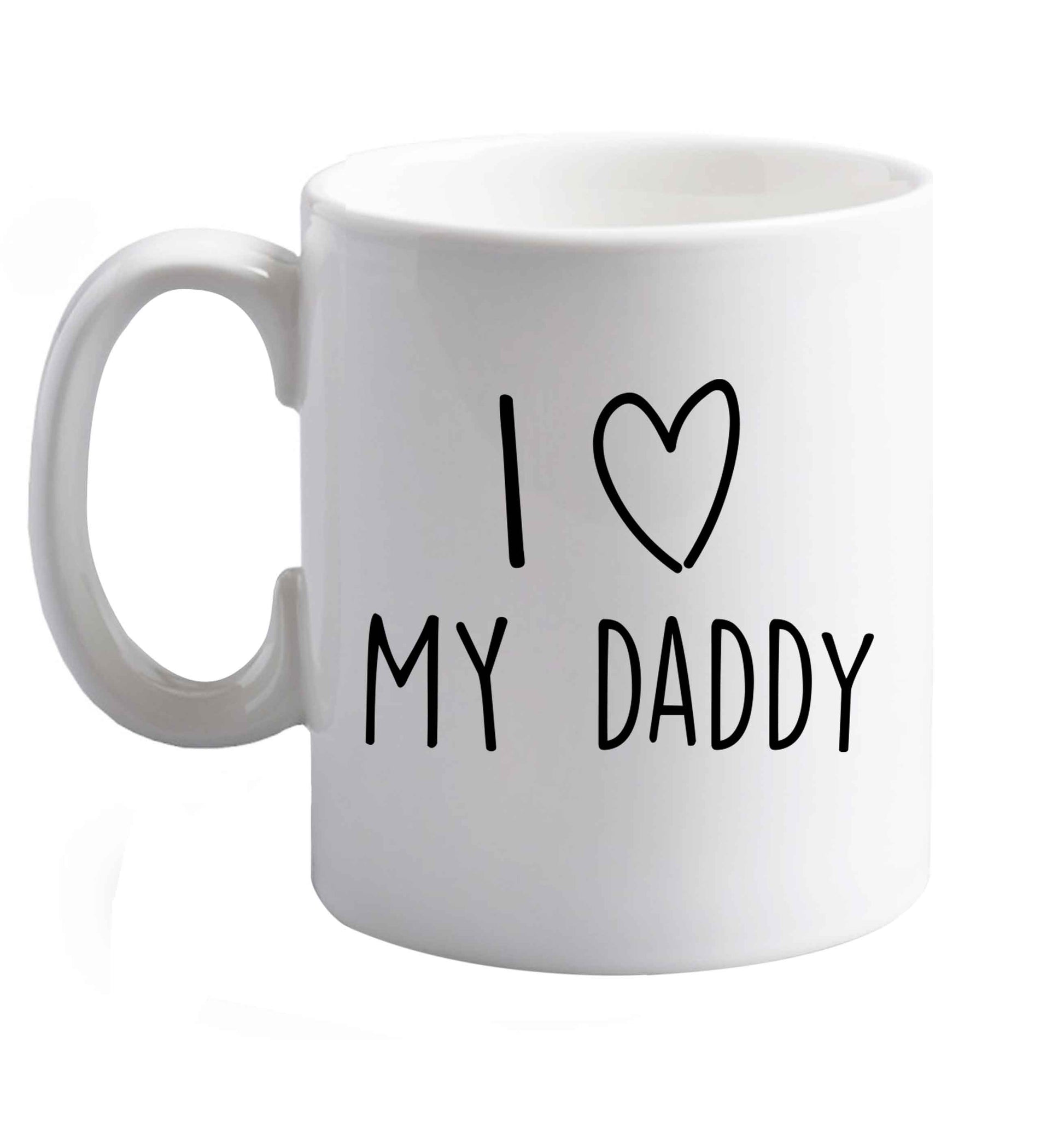 10 oz Favourite Type Pan Pancake ceramic mug right handed