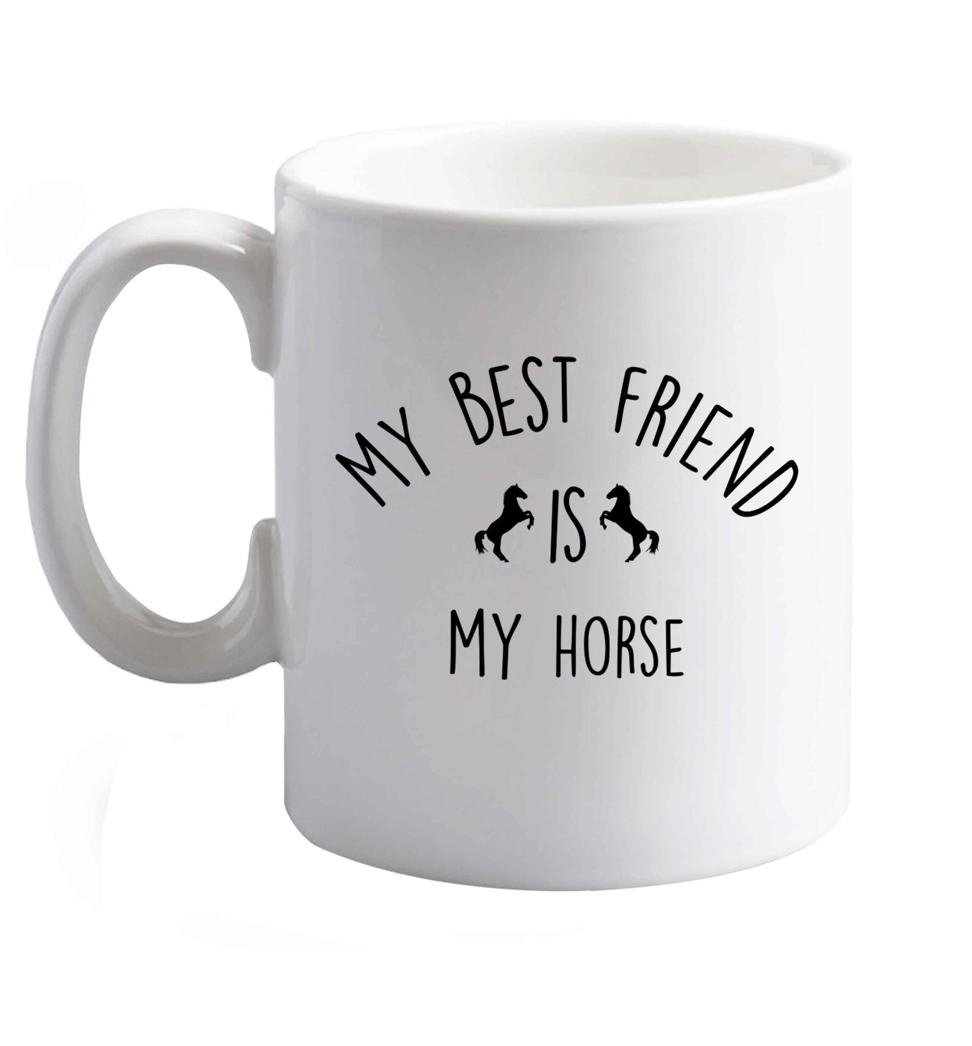 10 oz Favourite Type Pan Pancake ceramic mug right handed
