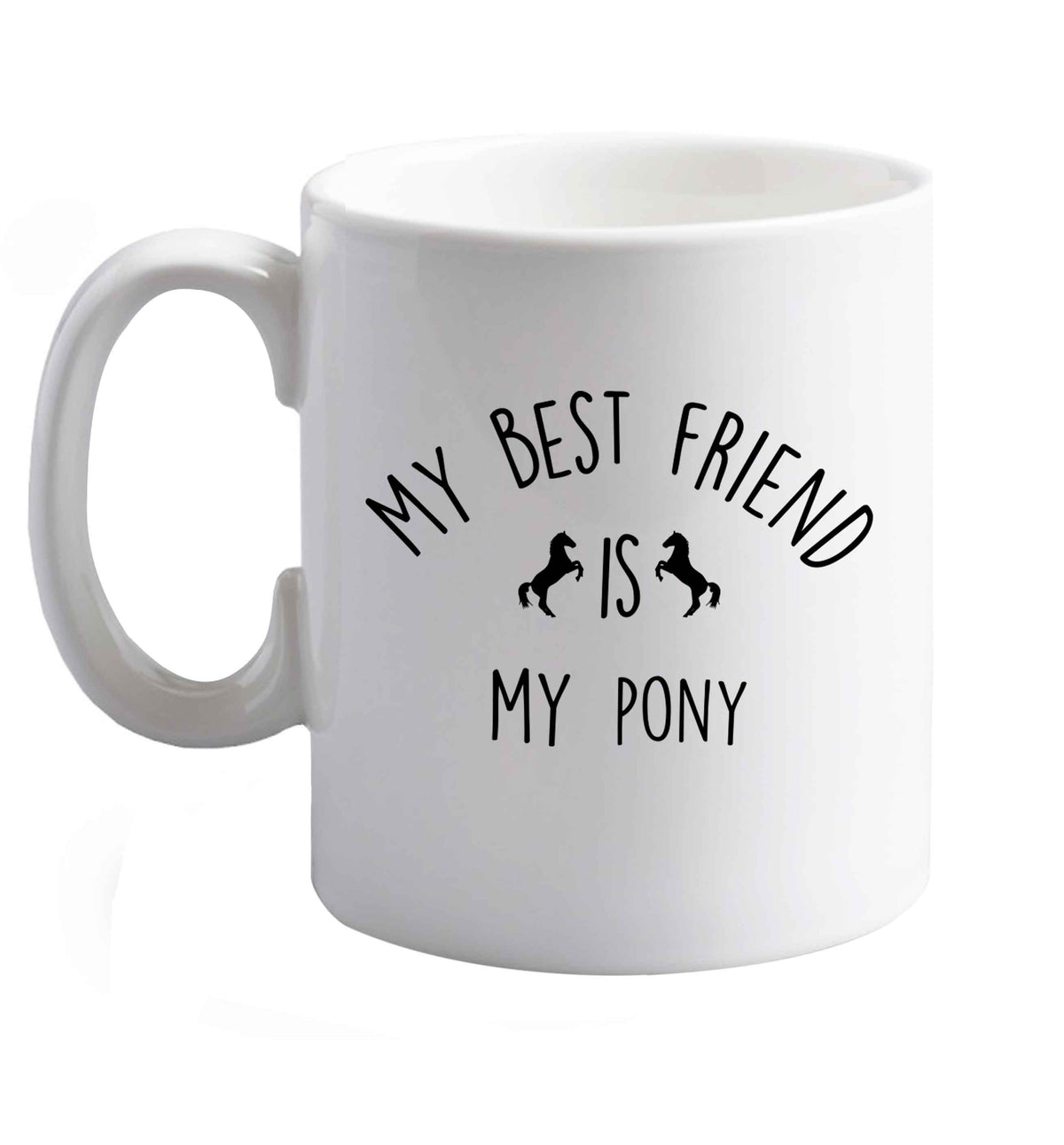 10 oz Favourite Type Pan Pancake ceramic mug right handed