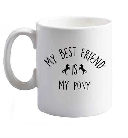 10 oz Favourite Type Pan Pancake ceramic mug right handed