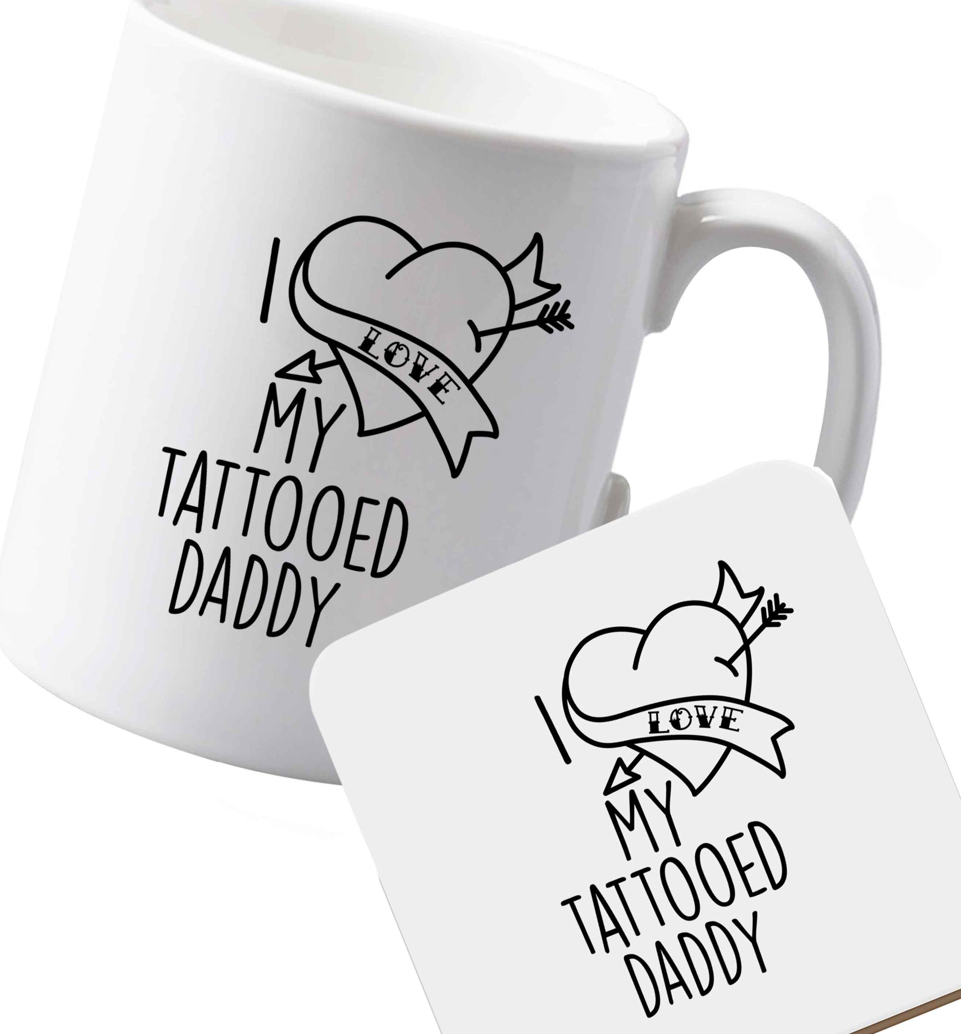 10 oz Ceramic mug and coaster Favourite Type Pan Pancake both sides