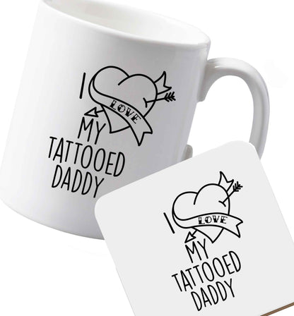 10 oz Ceramic mug and coaster Favourite Type Pan Pancake both sides