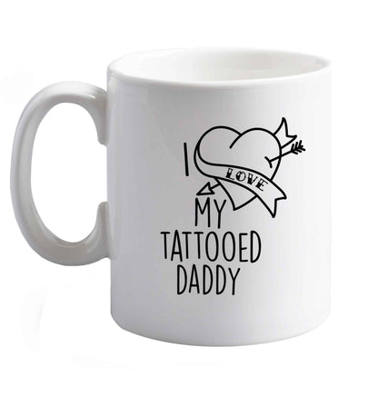10 oz Favourite Type Pan Pancake ceramic mug right handed