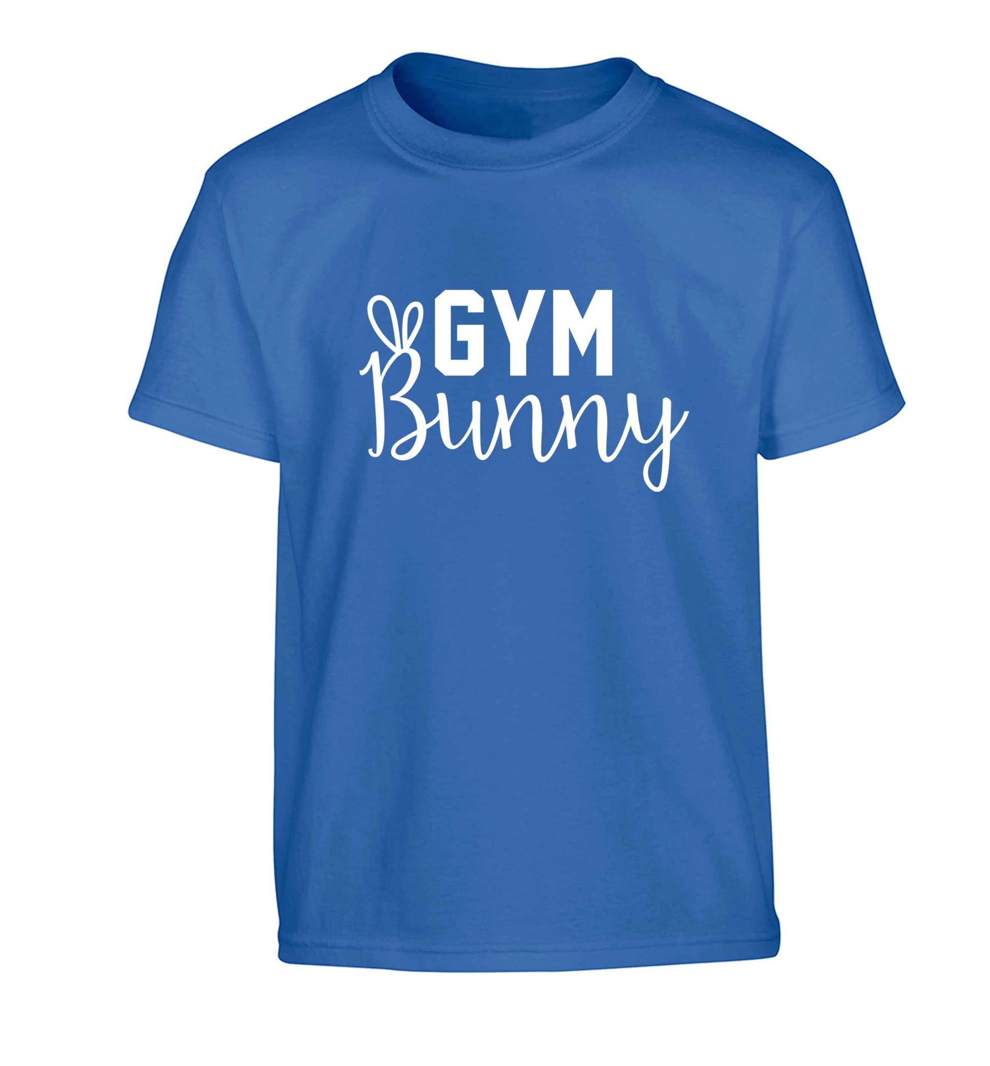 gym bunny Children's blue Tshirt 12-13 Years