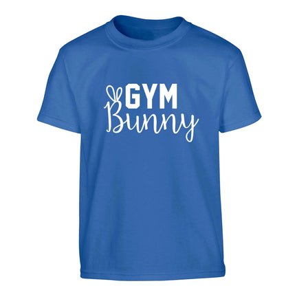gym bunny Children's blue Tshirt 12-13 Years