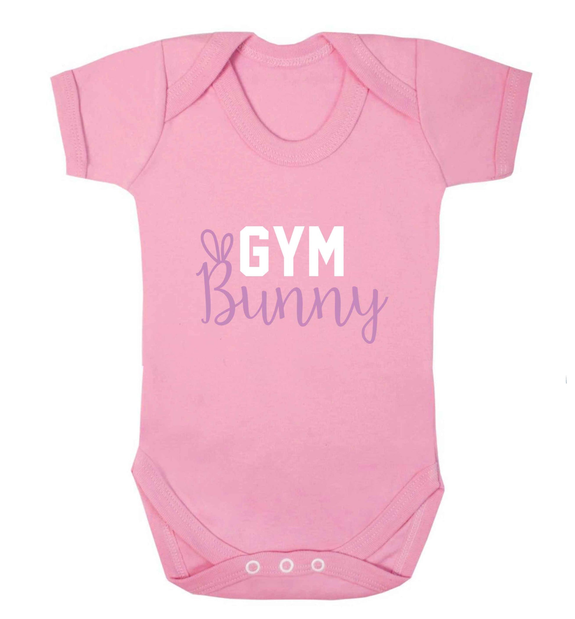 gym bunny baby vest pale pink 18-24 months