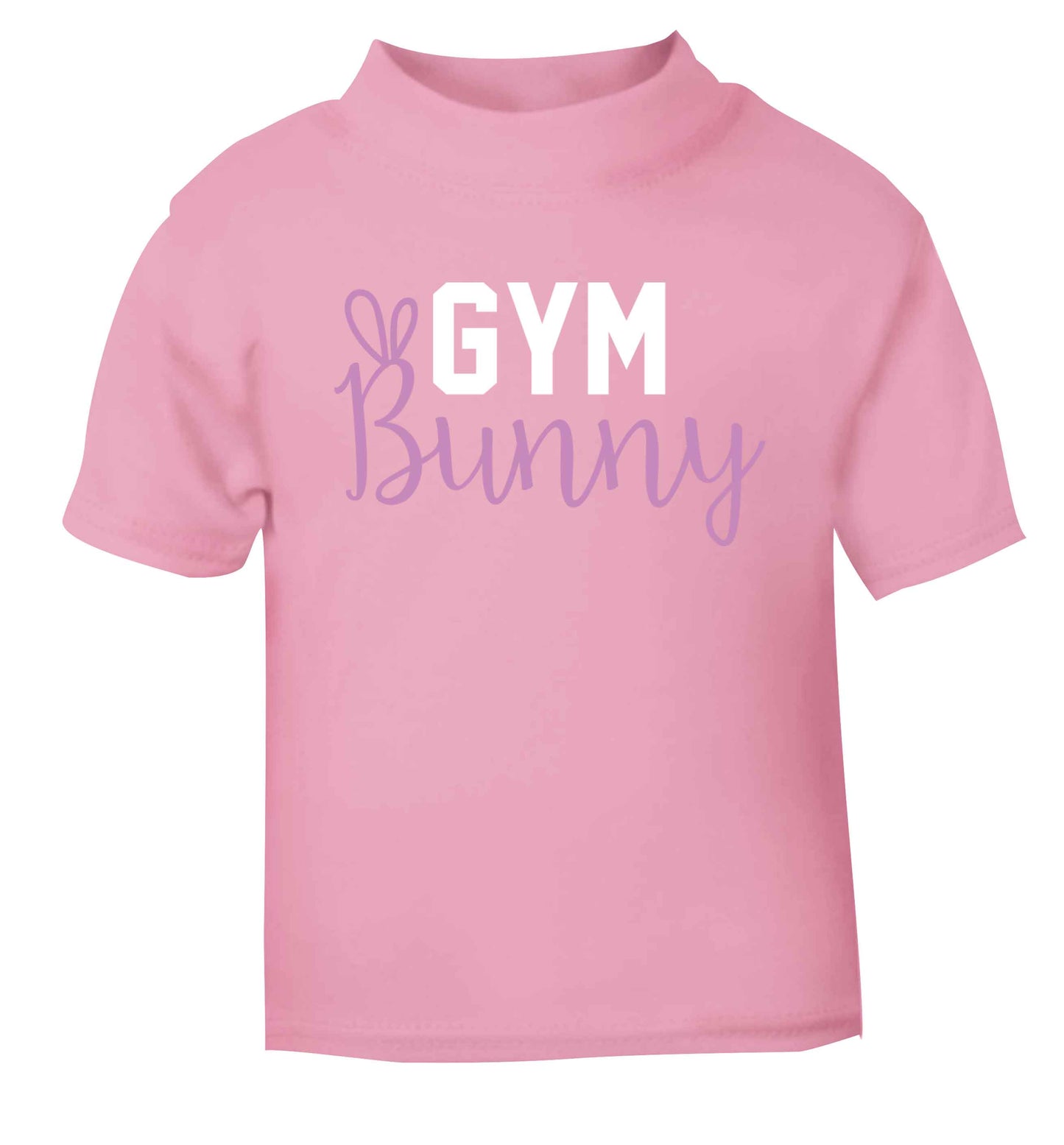 gym bunny light pink baby toddler Tshirt 2 Years