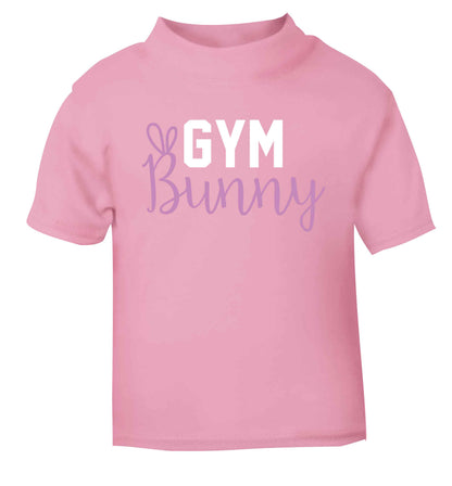 gym bunny light pink baby toddler Tshirt 2 Years
