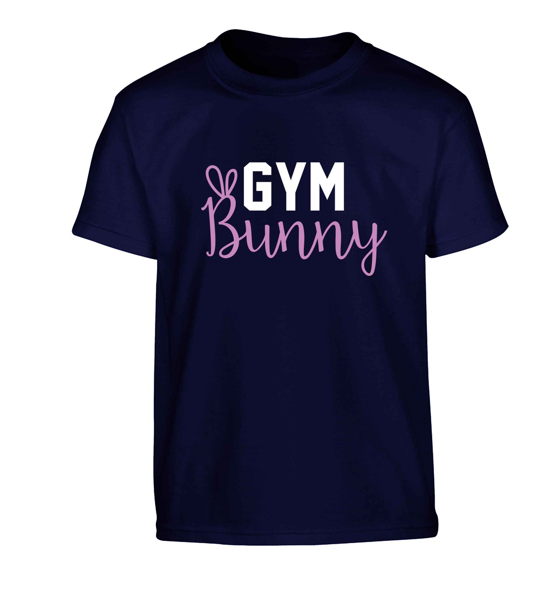 gym bunny Children's navy Tshirt 12-13 Years