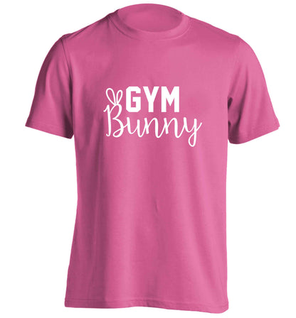 gym bunny adults unisex pink Tshirt 2XL