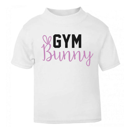gym bunny white baby toddler Tshirt 2 Years