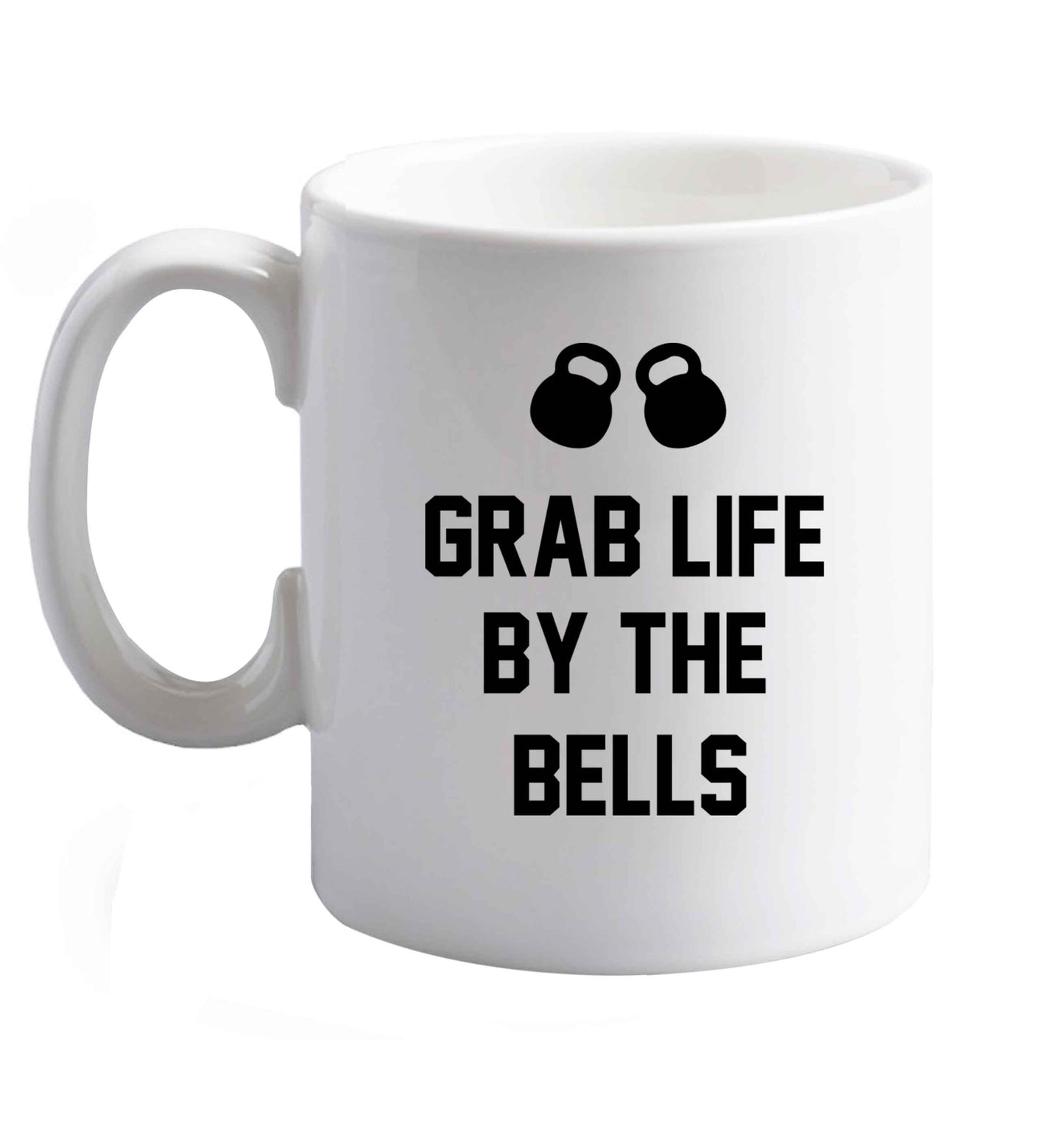 10 oz Favourite Type Pan Pancake ceramic mug right handed