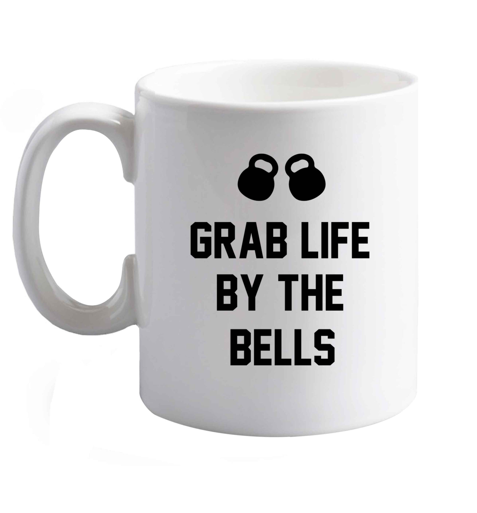 10 oz Favourite Type Pan Pancake ceramic mug right handed