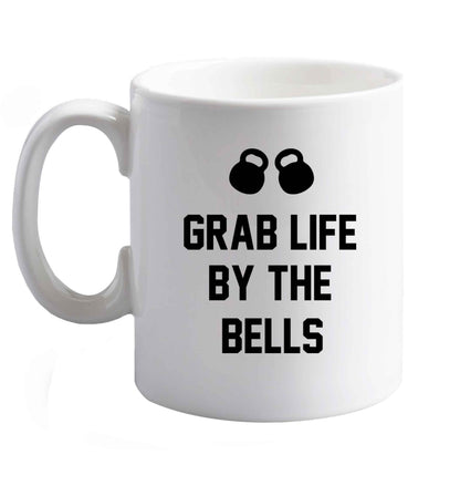 10 oz Favourite Type Pan Pancake ceramic mug right handed