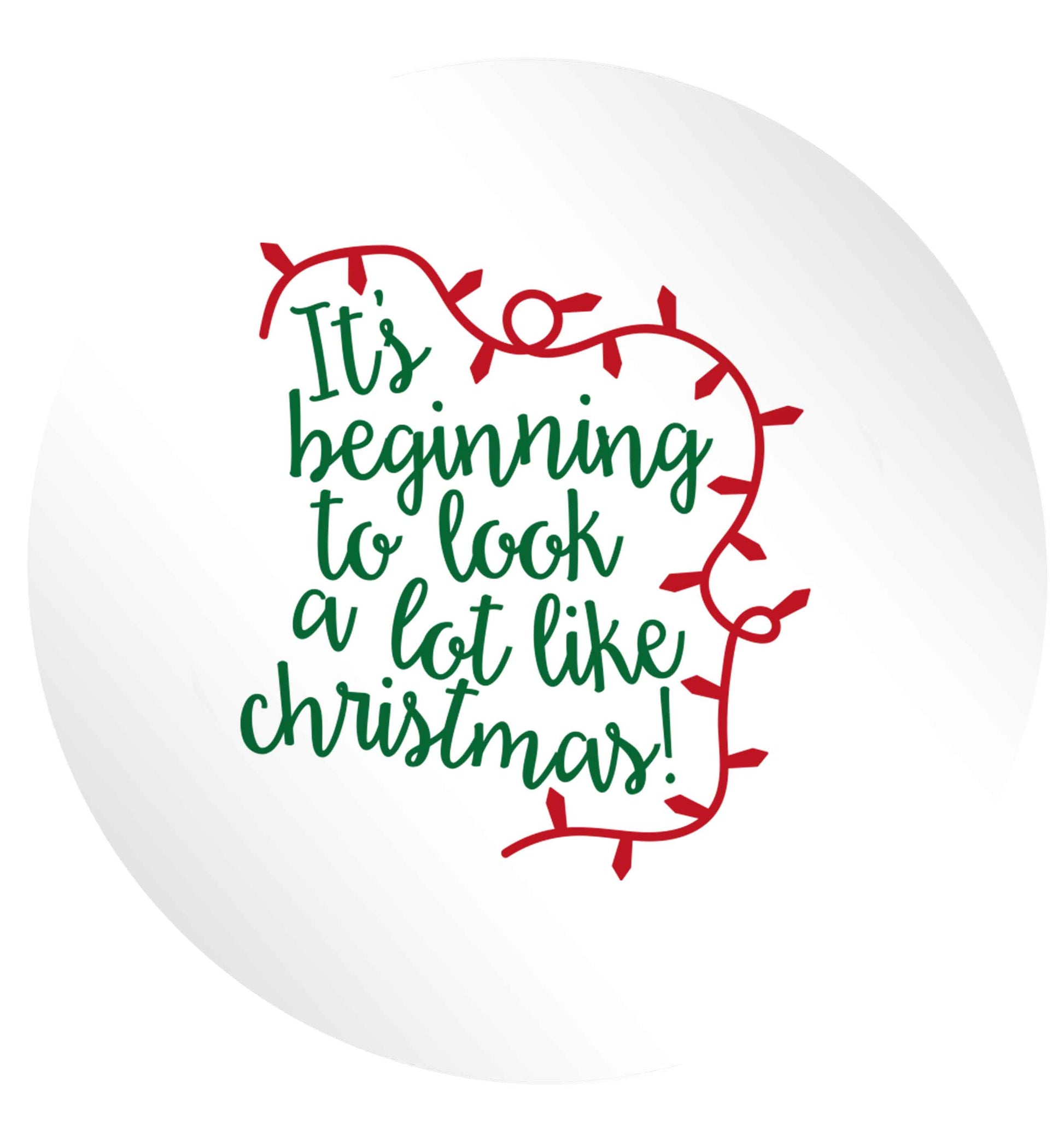 It's beginning to look a lot like Christmas 24 @ 45mm matt circle stickers