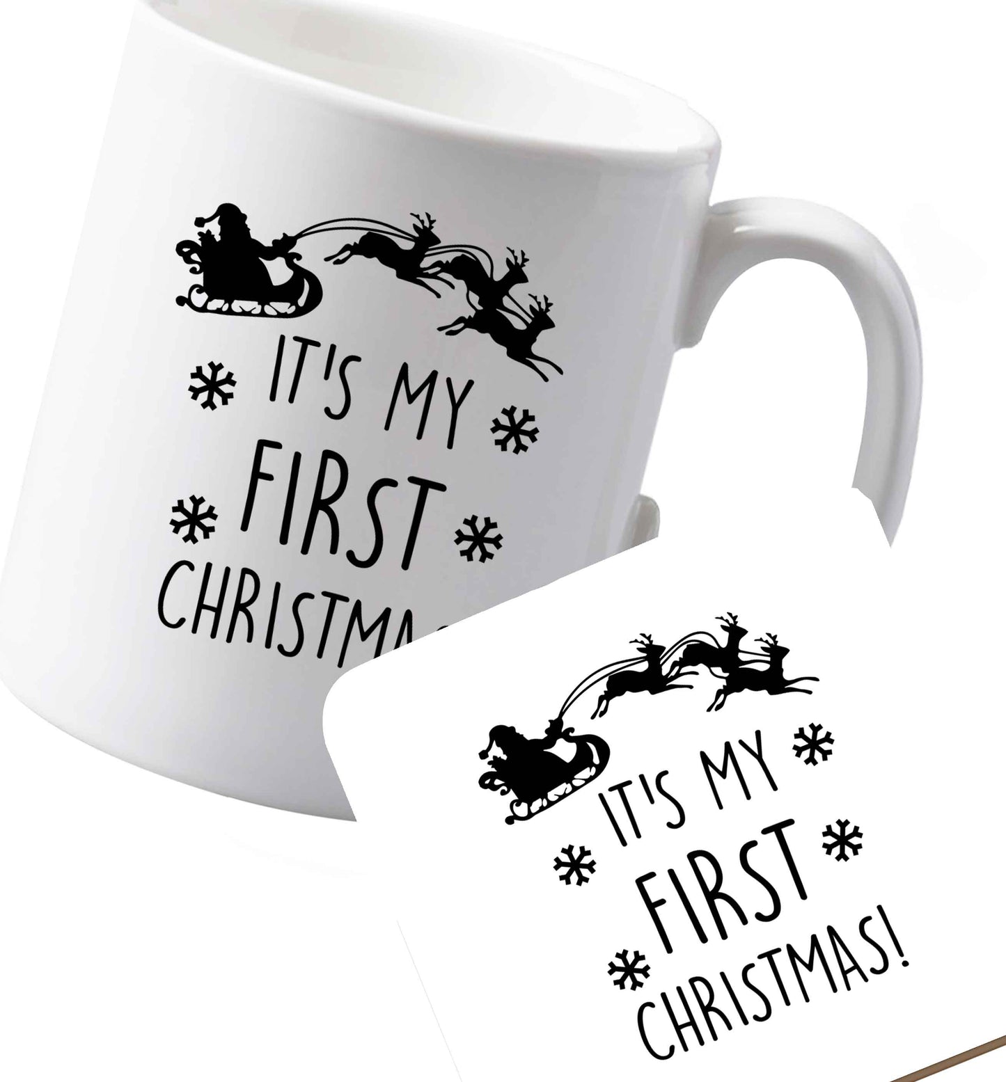 10 oz Ceramic mug and coaster Favourite Type Pan Pancake both sides