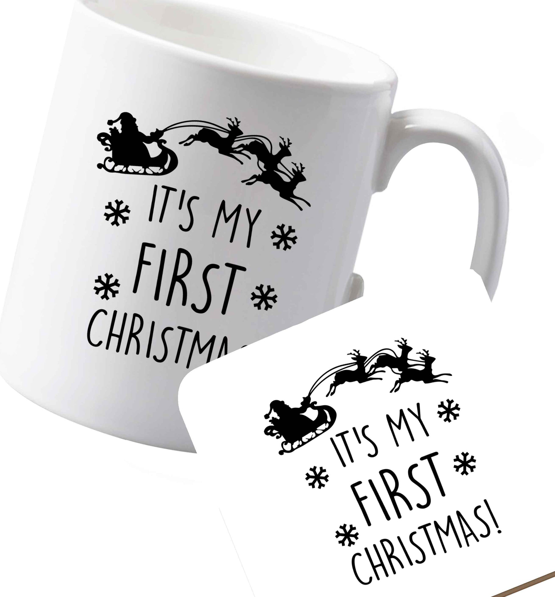 10 oz Ceramic mug and coaster Favourite Type Pan Pancake both sides