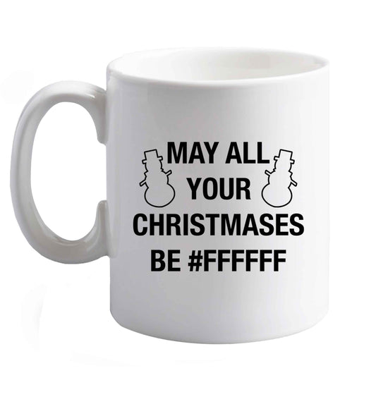 10 oz Favourite Type Pan Pancake ceramic mug right handed