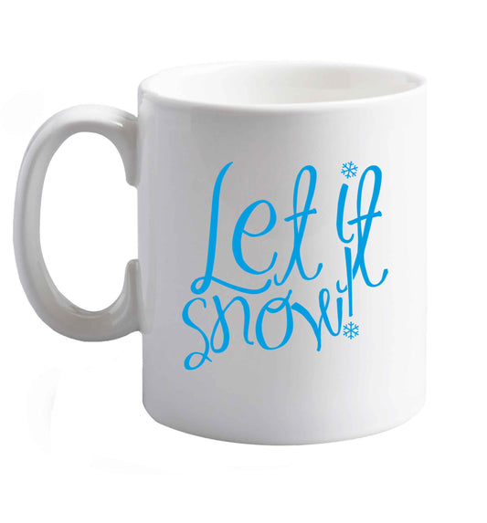 10 oz Favourite Type Pan Pancake ceramic mug right handed
