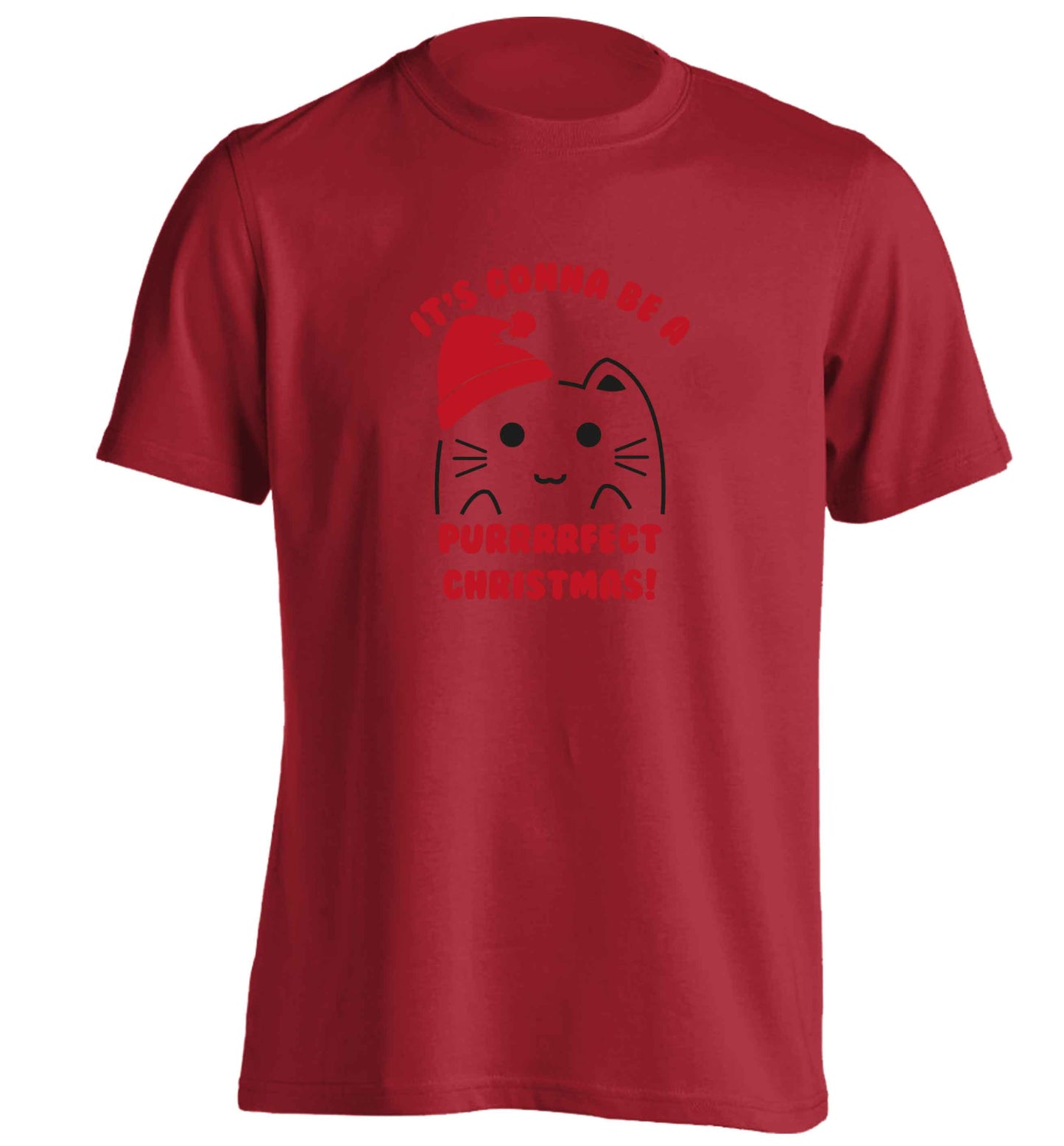 It's going to be a purrfect Christmas adults unisex red Tshirt 2XL