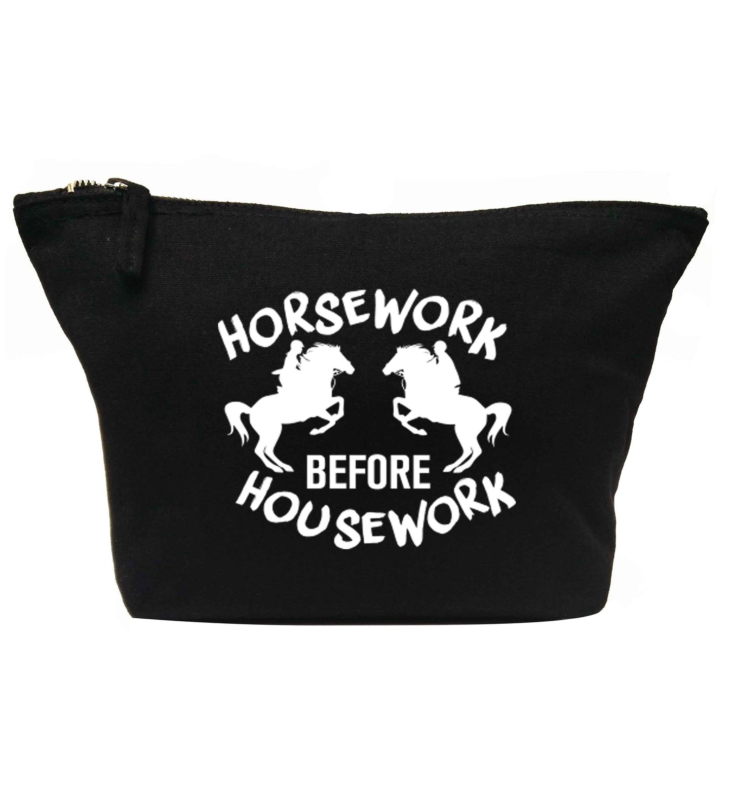 Horsework before housework | Makeup / wash bag